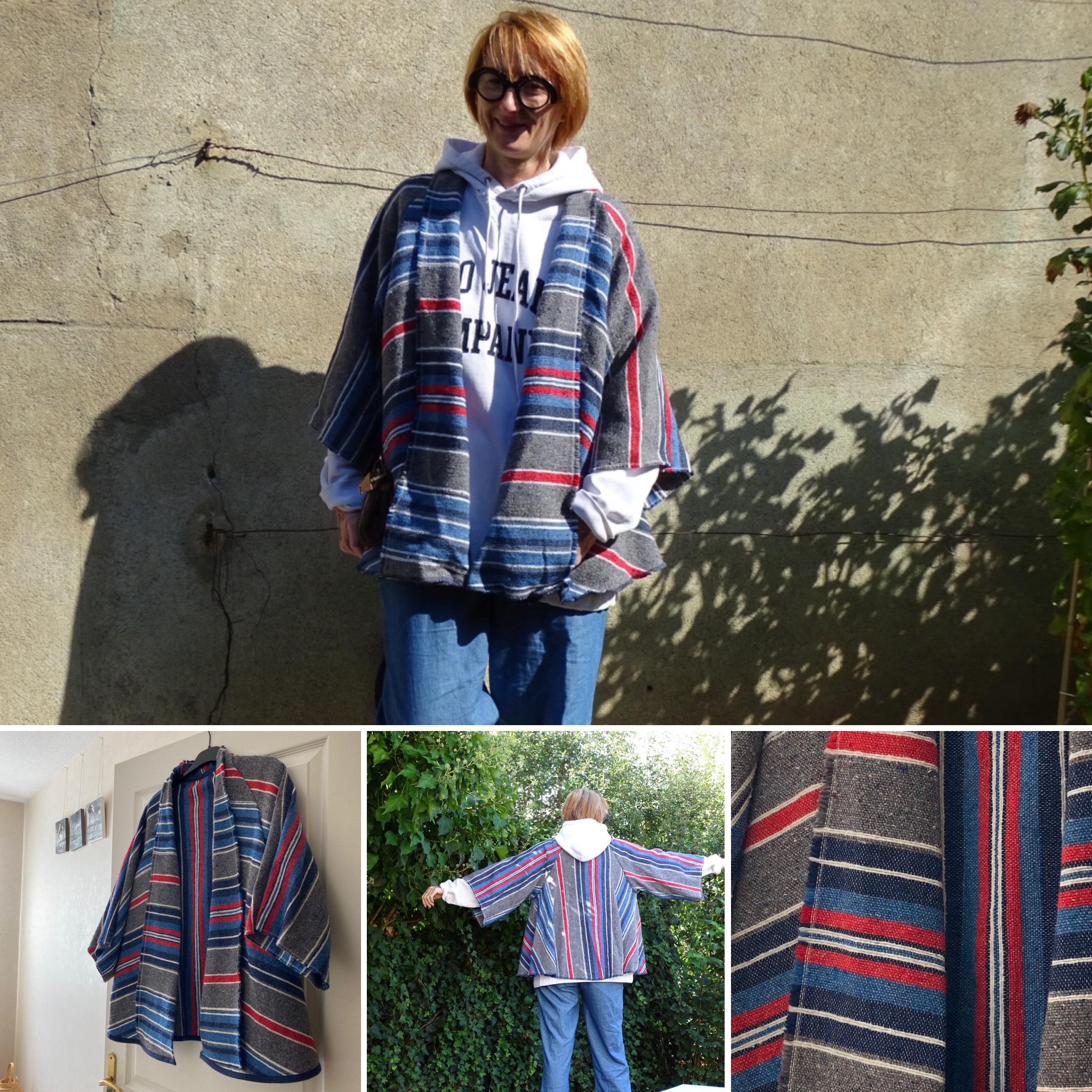 veste cape poncho